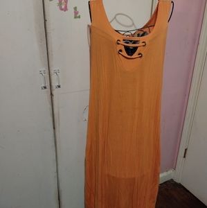 Dresses, dress shirts bell bottom dress pantsuits, capris skirts ect.